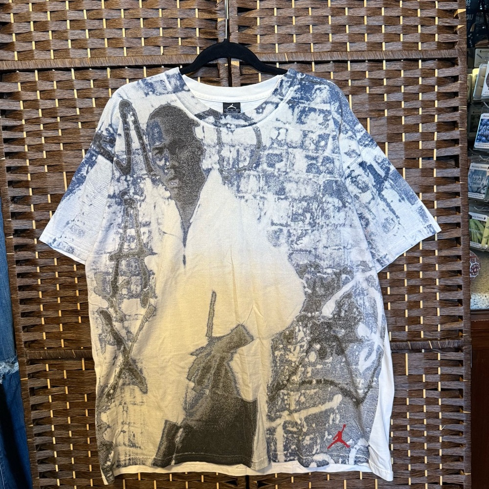 Vintage Air Jordan 00’ shirt XXL Large Overall Print NBA Basketball